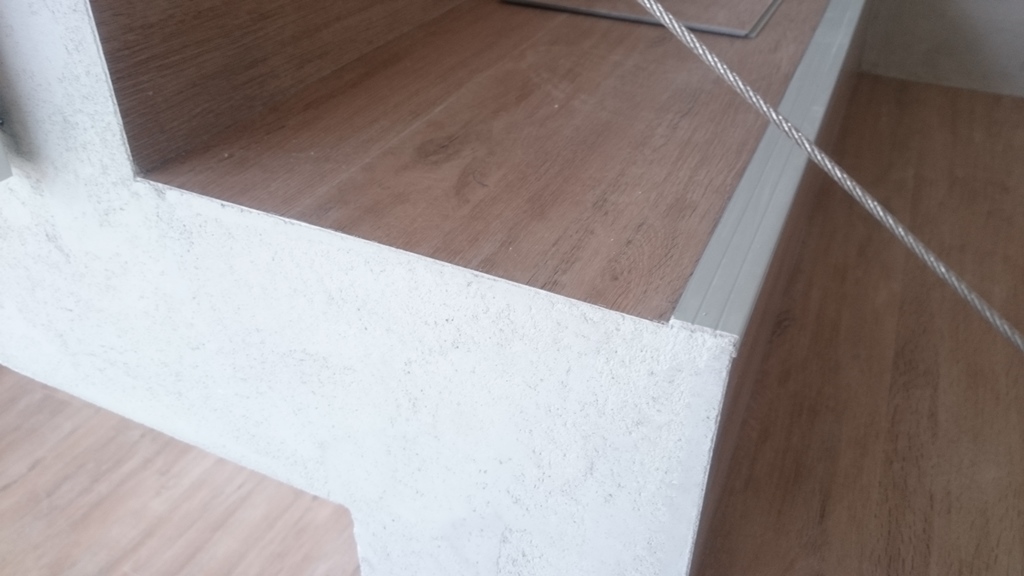 Navrh interieru, detail schody