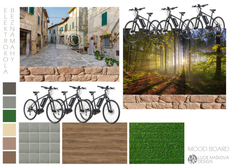 Interiérový design, moodboard