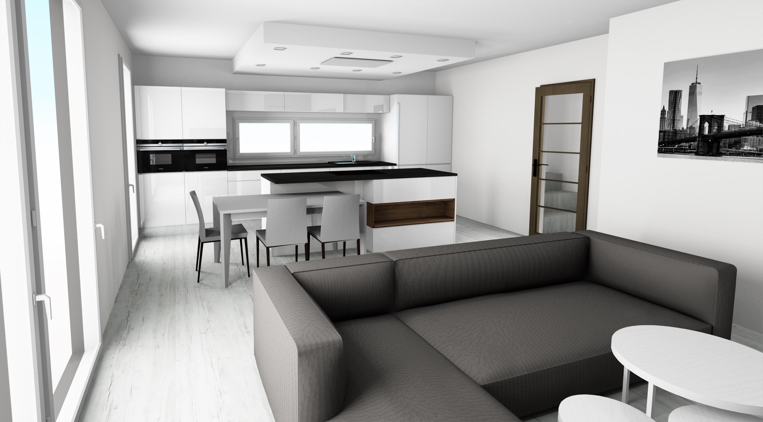 Design - dům Plzeň, kuchyň