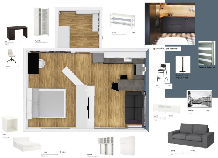 Concept board, připravím příběh vašeho interiéru